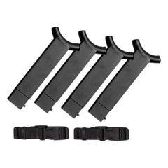 Disc-O-Bed Bunk-Kit 4er Set Zusatzstücke+2 Sicherheitsriemen für Etagenbett-Ausbau