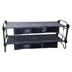 Disc-O-Bed Feldbett L anthrazit mit Seitentaschen