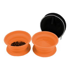 Disc-O-Bed Dog Bowl faltbarer Futternapf 2er Set