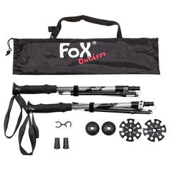 Fox Outdoor Alu-Trekkingstöcke Haidel faltbar