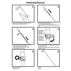 Fox Outdoor Alu-Trekkingstöcke Haidel faltbar