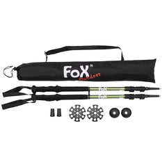 Fox Outdoor Alu-Trekkingstöcke Lusen mit Schaumstoff-Griff