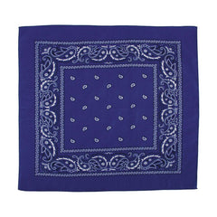 MFH Bandana Royalblau Weiss 55 x 55 cm Baumwolle