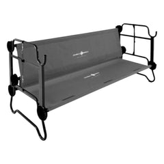 Disc-O-Bed Feldbett L anthrazit mit Seitentaschen