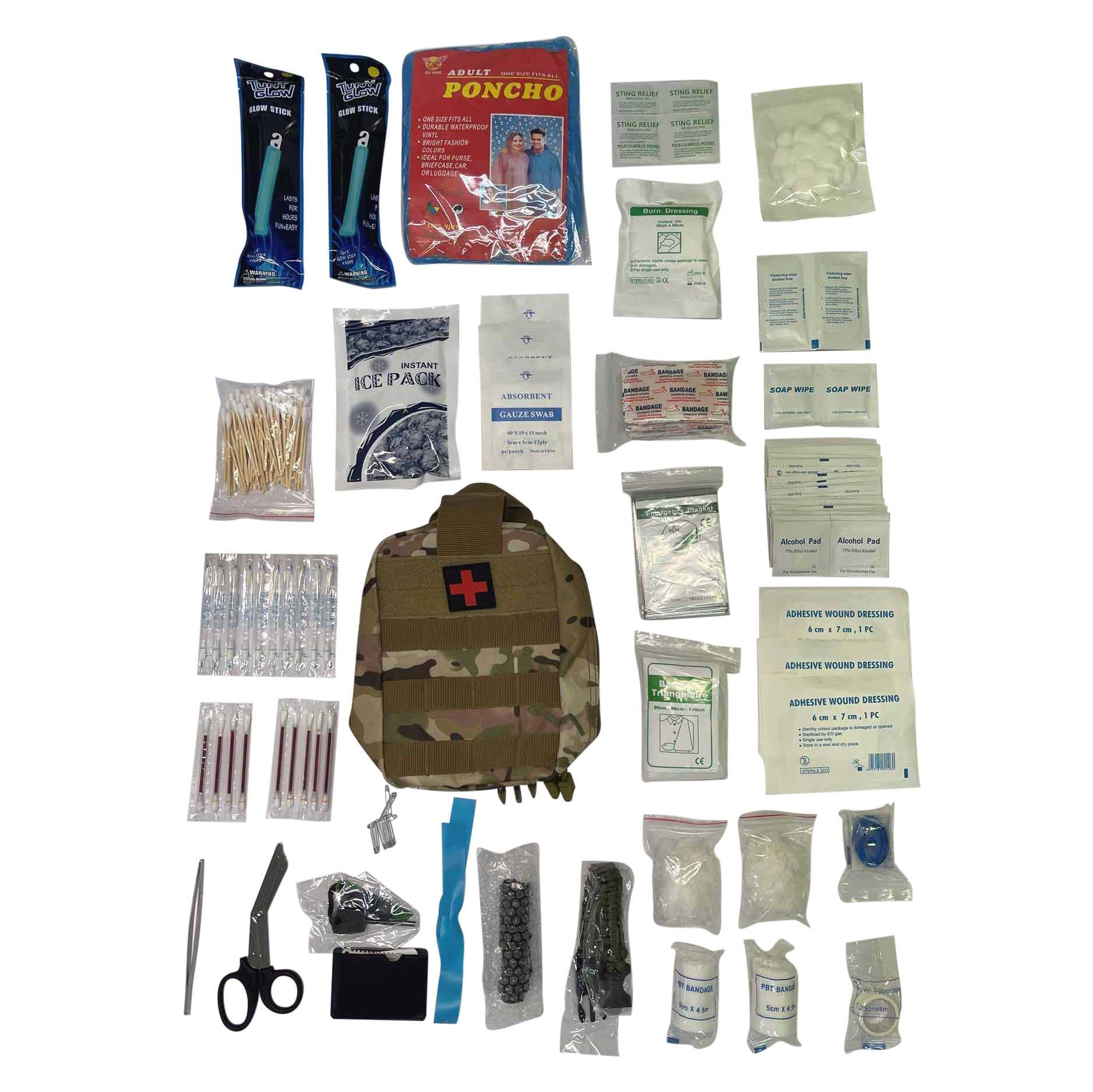 Erste-Hilfe Camo Einsatztasche (mit 1. Hilfe Inhalt)