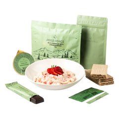 Food Force Trekkingnahrung Set Milchreis mit Erdbeeren