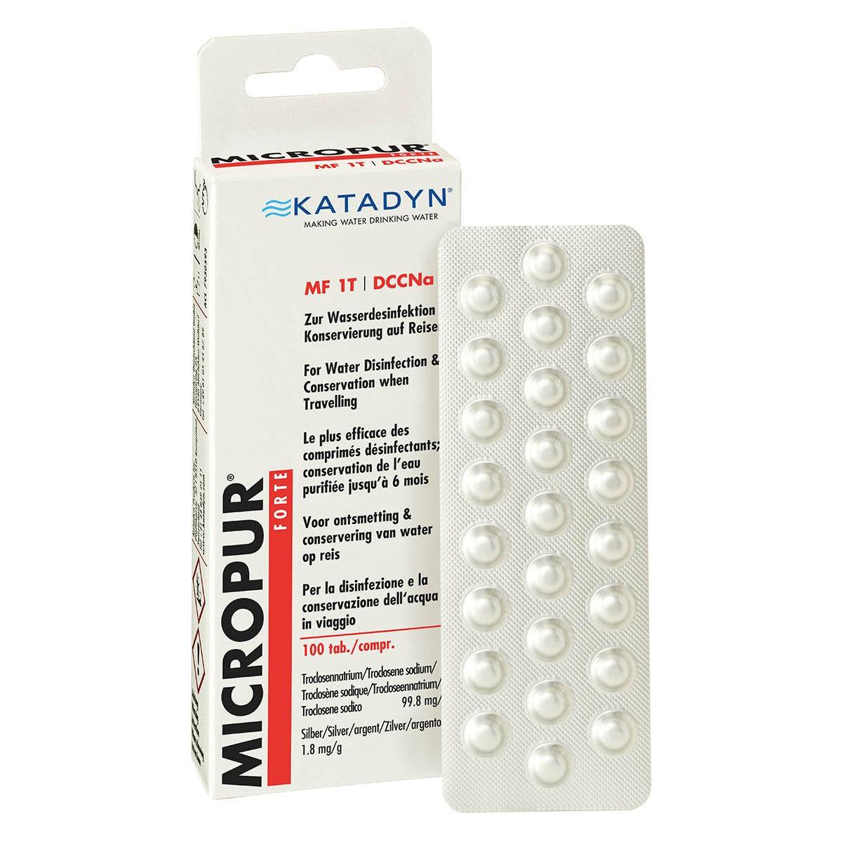 Katadyn Micropur Forte MF 1T, 100 Tabletten