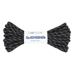 Lowa Schnürsenkel Trekking Schwarz / Grau