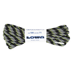 Lowa Schnürsenkel Trekking Schwarz / Grau / Limone