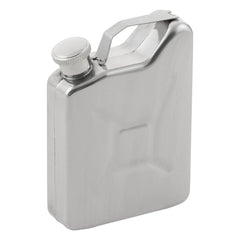 MFH Edelstahl Taschenflasche "Kanister" 148 ml