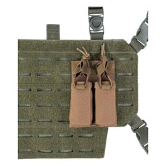 Mil-Tec Magazintasche für Pistole Double mit Klettrücken
