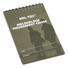 Mil-Tec Meldeblock Wasserfest Gross