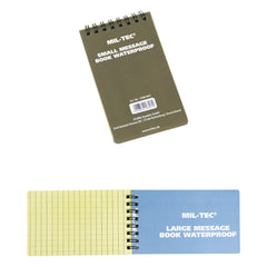 Mil-Tec Meldeblock Wasserfest Klein