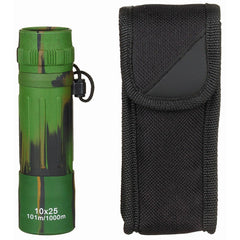 MFH Monokular, 10 x 25 Ruby Linse