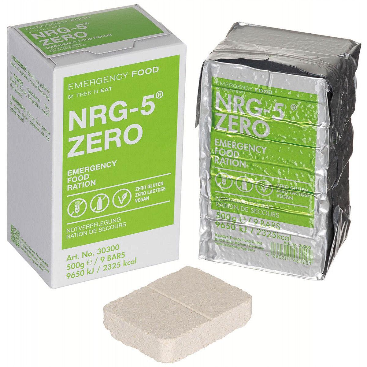 Trek'n Eat Notverpflegung NRG-5 ZERO. 500 g (9 Riegel)