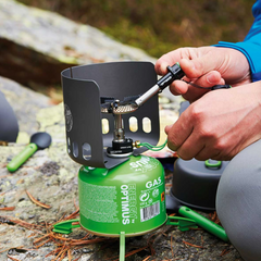 Optimus Clip-On Windschutz für Gas Kartuschen
