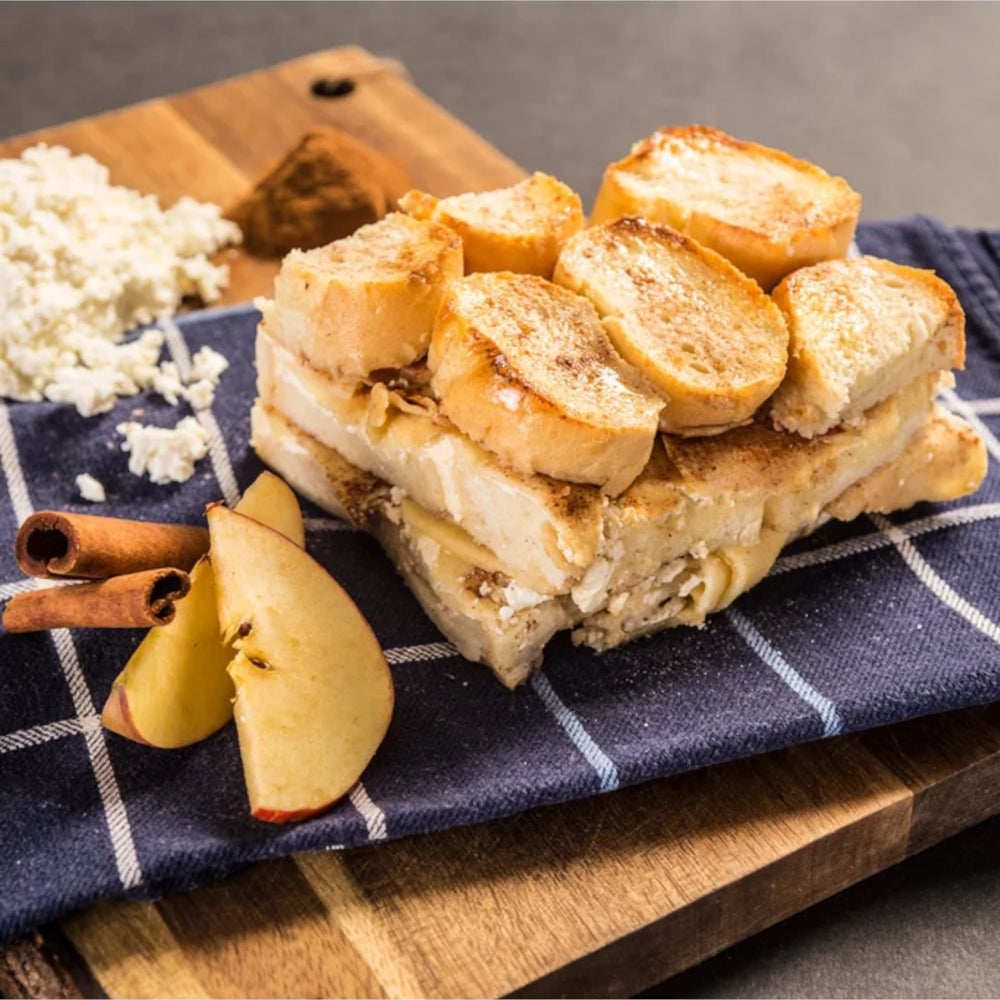 Pro Ration Outdoornahrung Brotauflauf mit Äpfeln und Zimt