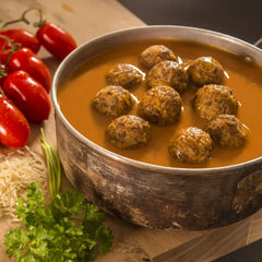 Pro Ration Outdoornahrung Hackbällchen mit Basmatireis und Tomatensauce