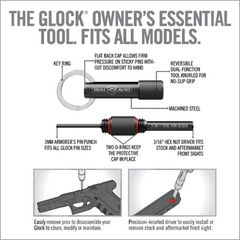 Real Avid Waffenwerkzeug 2-in-1 Tool für Glock