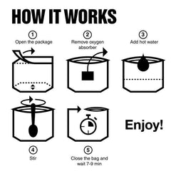 Tactical Foodpack Outdoornahrung | Rote-Beete-Suppe mit Feta