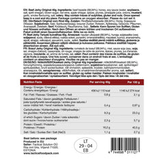Tactical Foodpack Outdoornahrung Beef Jerky Original