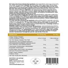 Tactical Foodpack Outdoornahrung Turkey Jerky Honig und Senf
