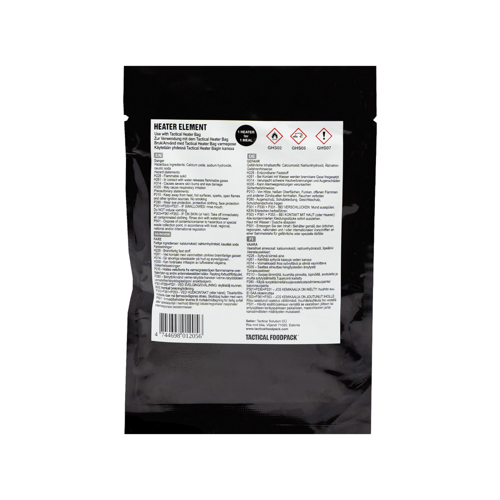 Tactical Foodpack Tactical Heater Element