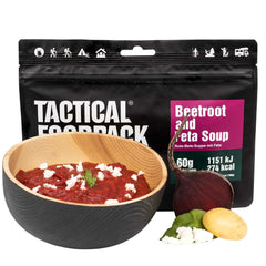Tactical Foodpack Outdoornahrung | Rote-Beete-Suppe mit Feta