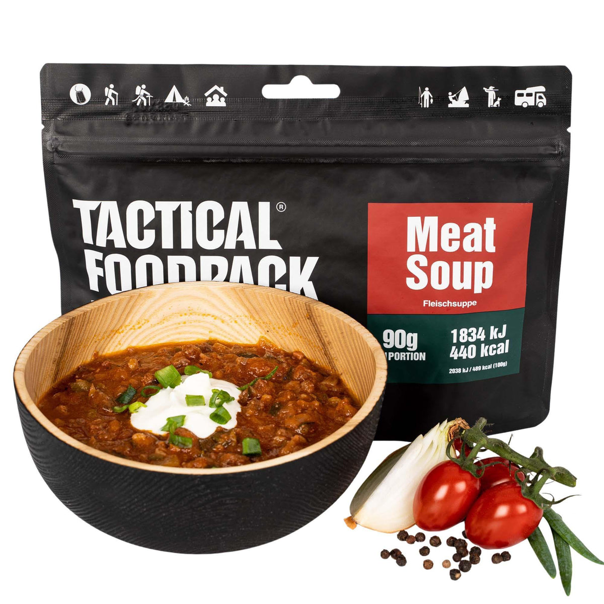 Tactical Foodpack Outdoornahrung | Fleischsuppe