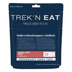 Trek'n Eat Trekkingnahrung PS Nudeln in Rahmchampignons und Rindfleisch