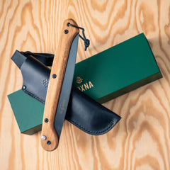 Woxna Klappsäge Hälsing 180 mm mit Lederholster