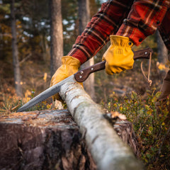 Woxna Klappsäge Ljusnan 250 mm mit Lederholster