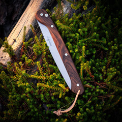 Woxna Klappsäge Ljusnan 250 mm mit Lederholster