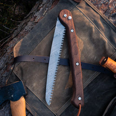 Woxna Klappsäge Söderfors 250 mm mit Lederholster