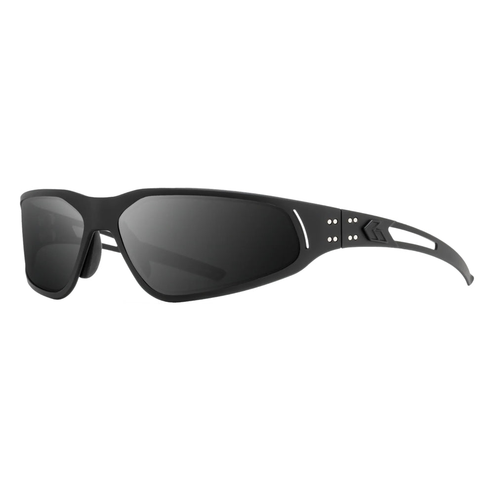 Black mit Black Logo und ANSI Z87.1+ MILSPEC Ballistic Smoke mit Anti-Fog