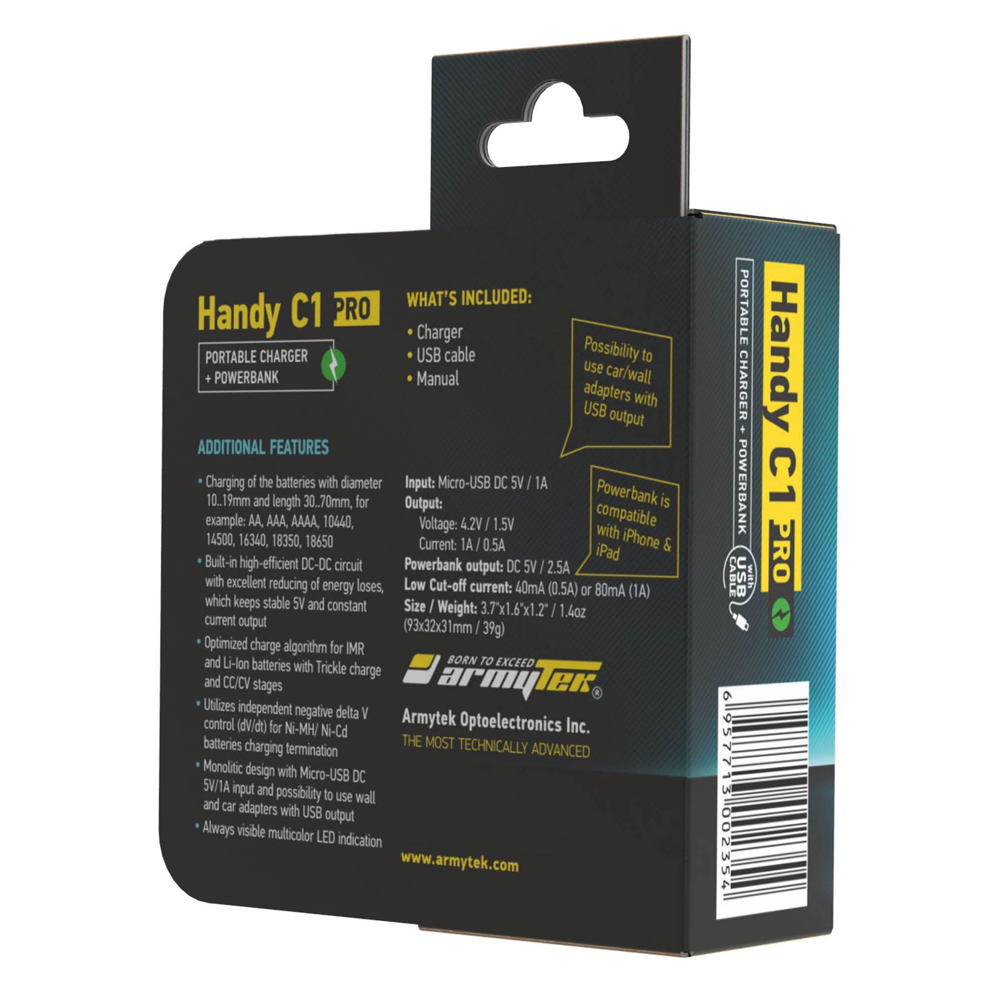 Armytek Batterie / Handy Ladegerät C1 PRO
