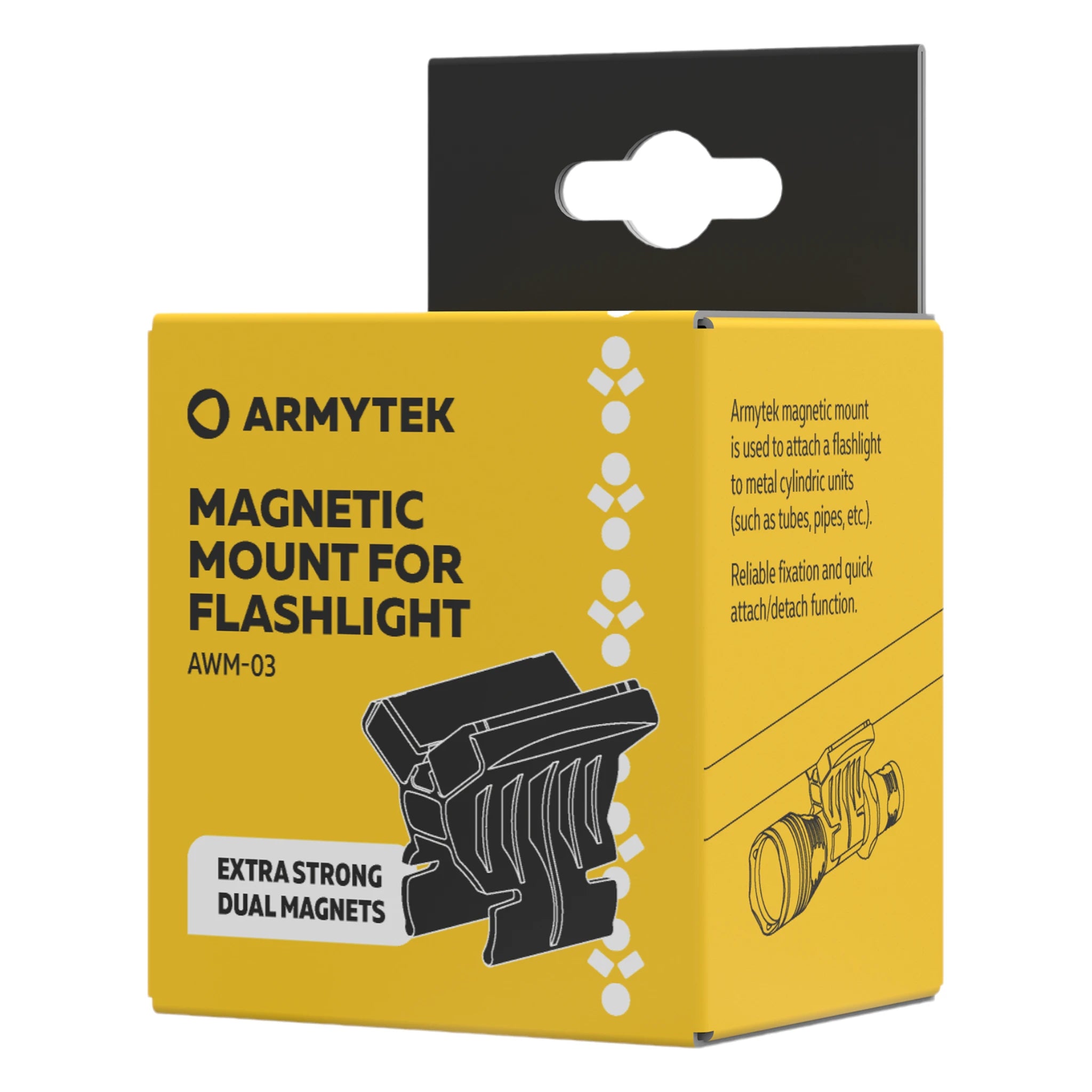 Armytek magnetische Taschenlampen Halterung AWM-03