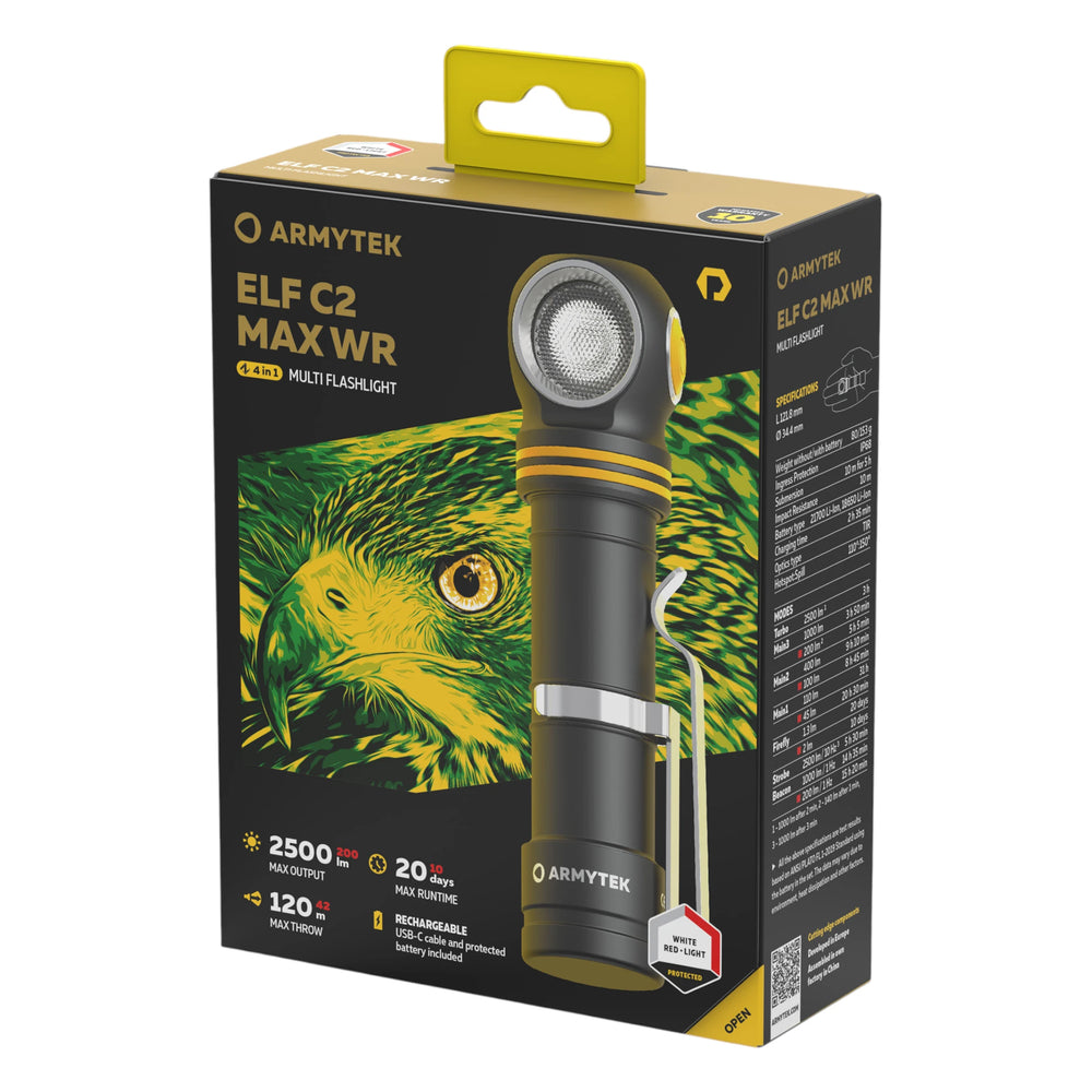 Armytek Elf C2 Max WR USB-C PCB White Light