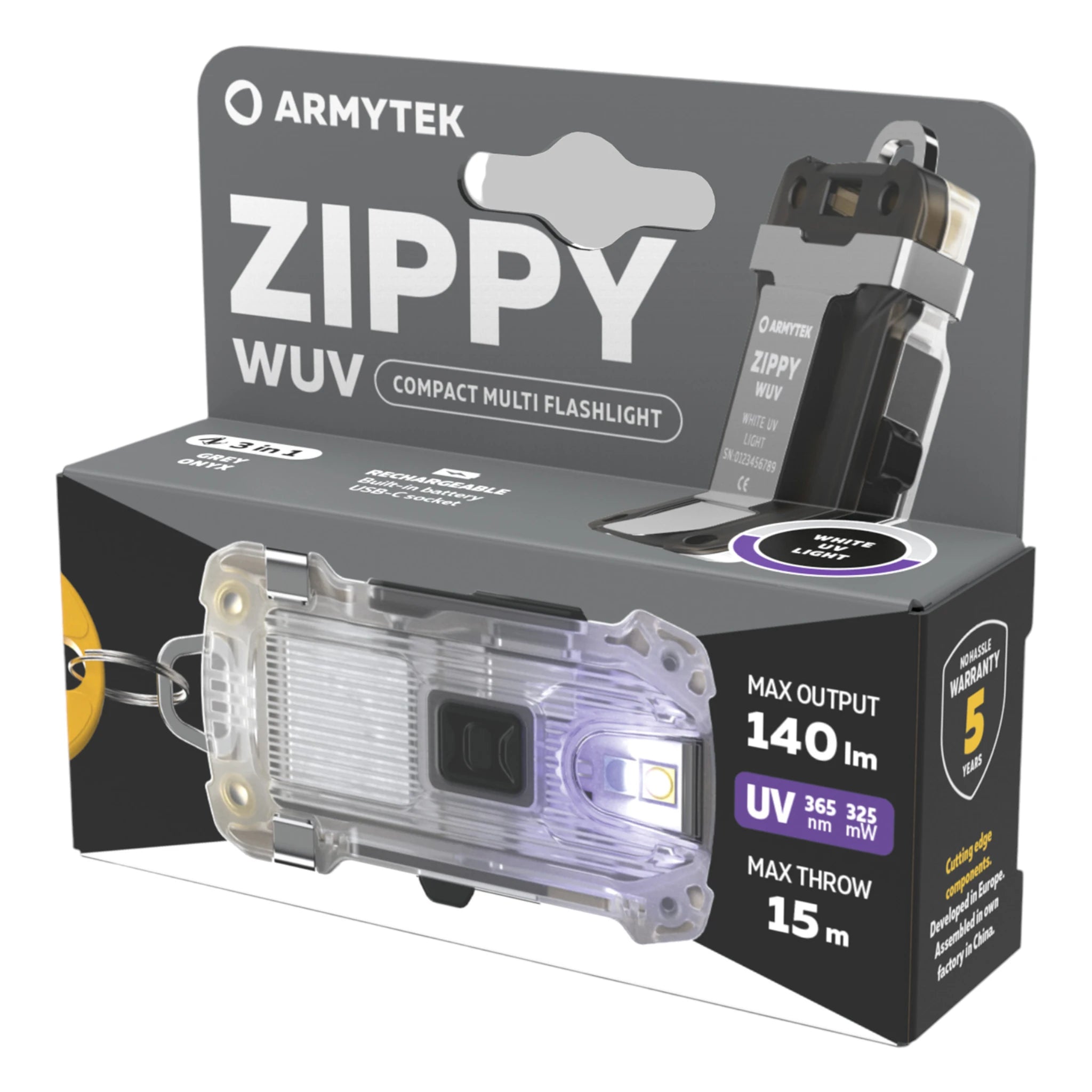 Armytek Zippy WUV USB-C Taschenlampe