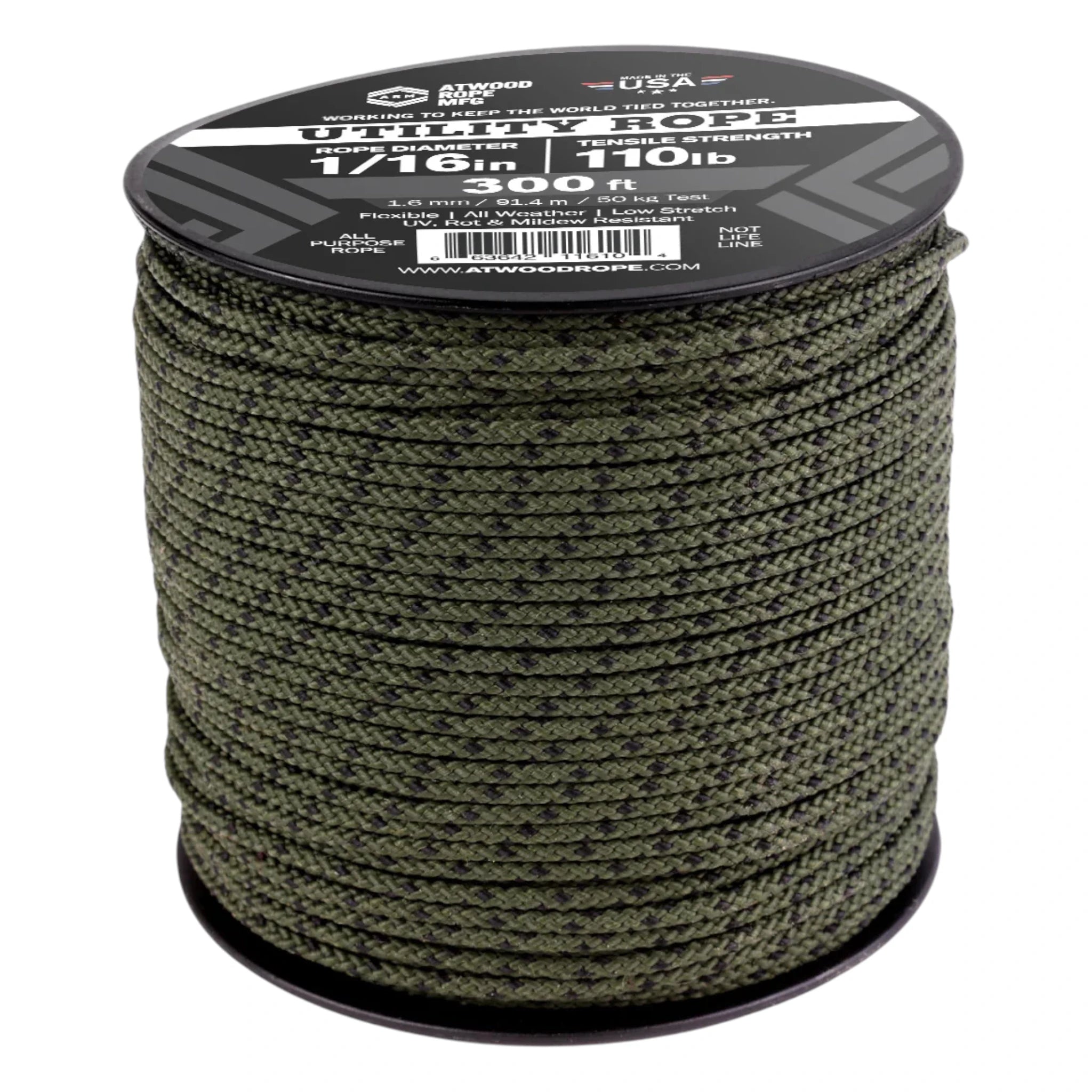 Atwood Rope MFG™ 1.6mm Utility Rope 90m