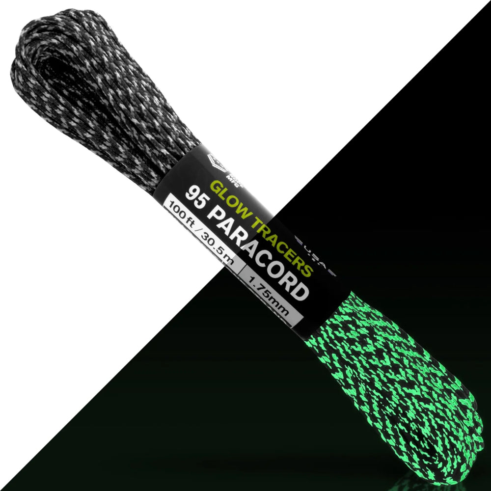 Atwood Rope MFG™ 95 Paracord Glow Tracer 30m Half