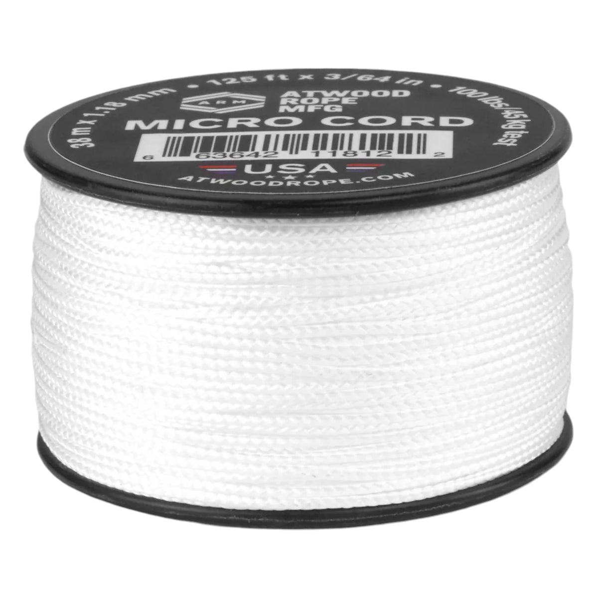 Atwood Rope MFG™ Dyna X Micro Cord White 30m