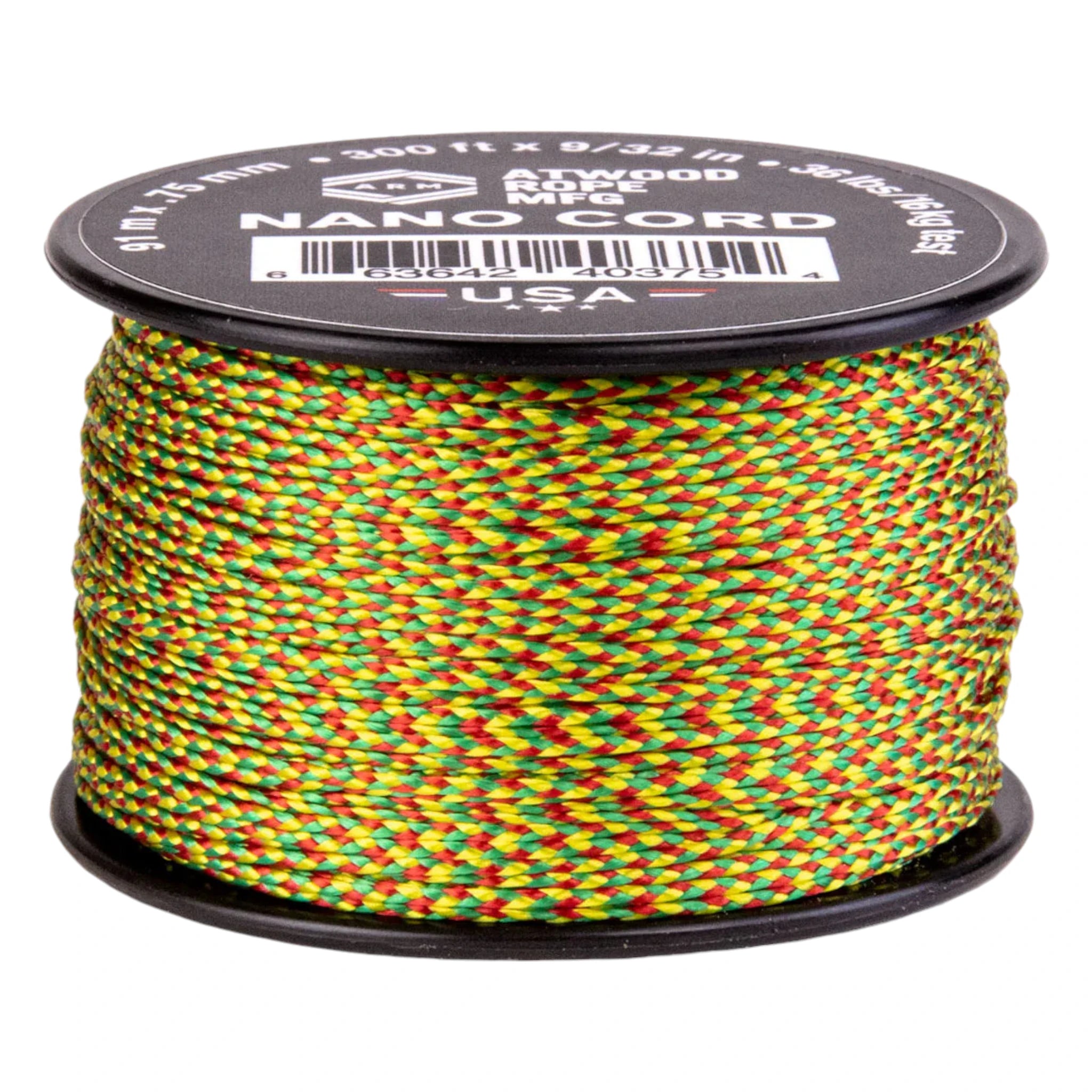 Atwood Rope Nano Corde Tressée 0,75 Mm X 90 M - Ultra Légère Et Résistante