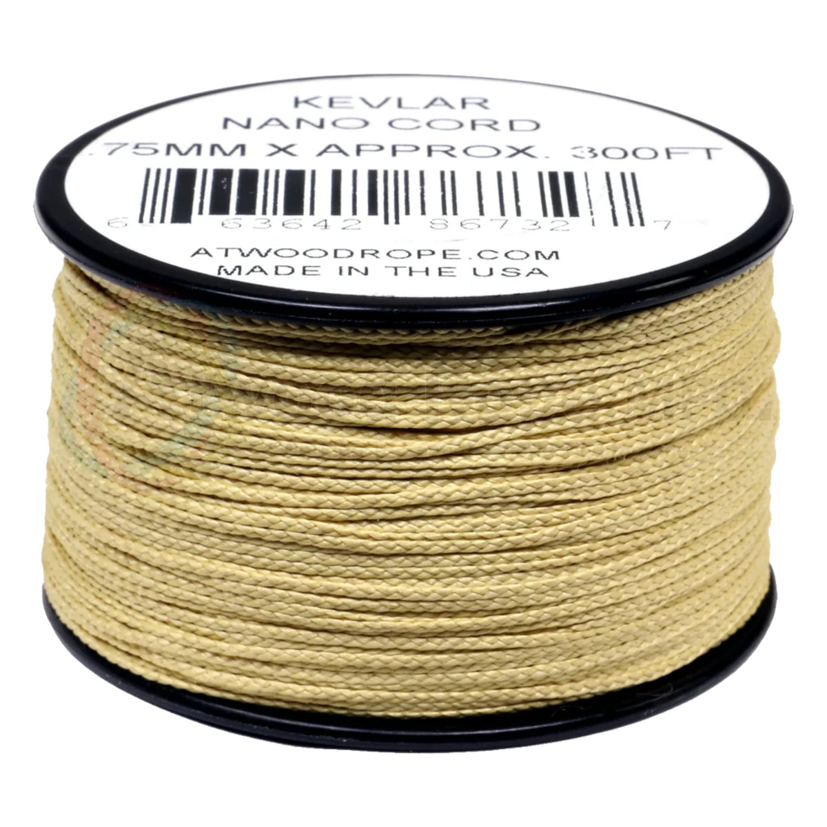 Atwood Rope MFG™ Nano Kevlar Cord 75mm Yellow 90m