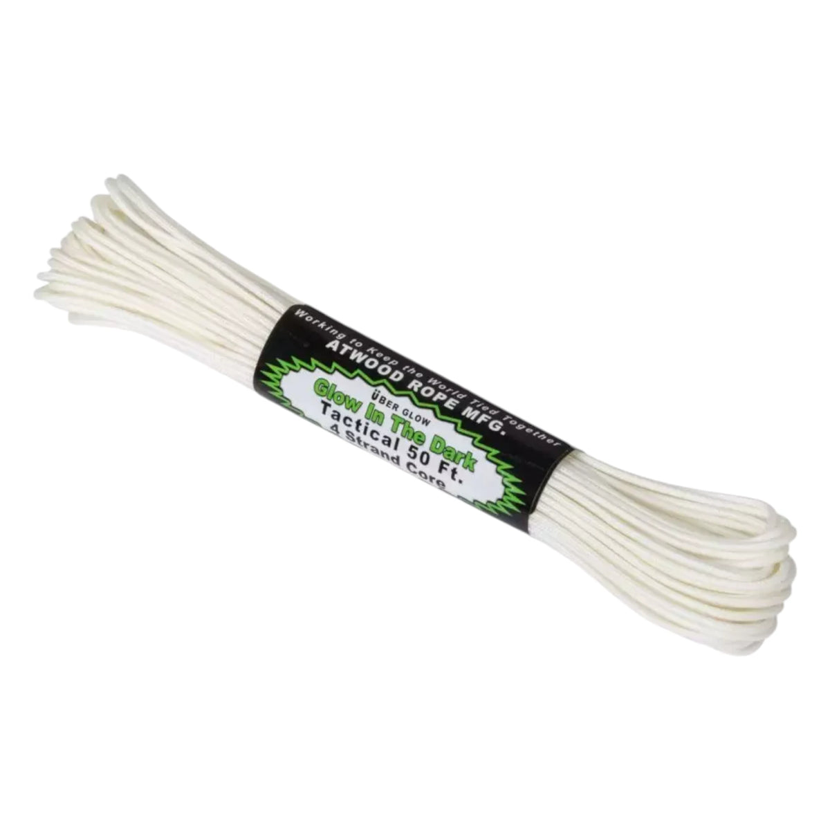 Atwood Rope MFG™ Tactical 275 Cord Glow in the Dark White 15m