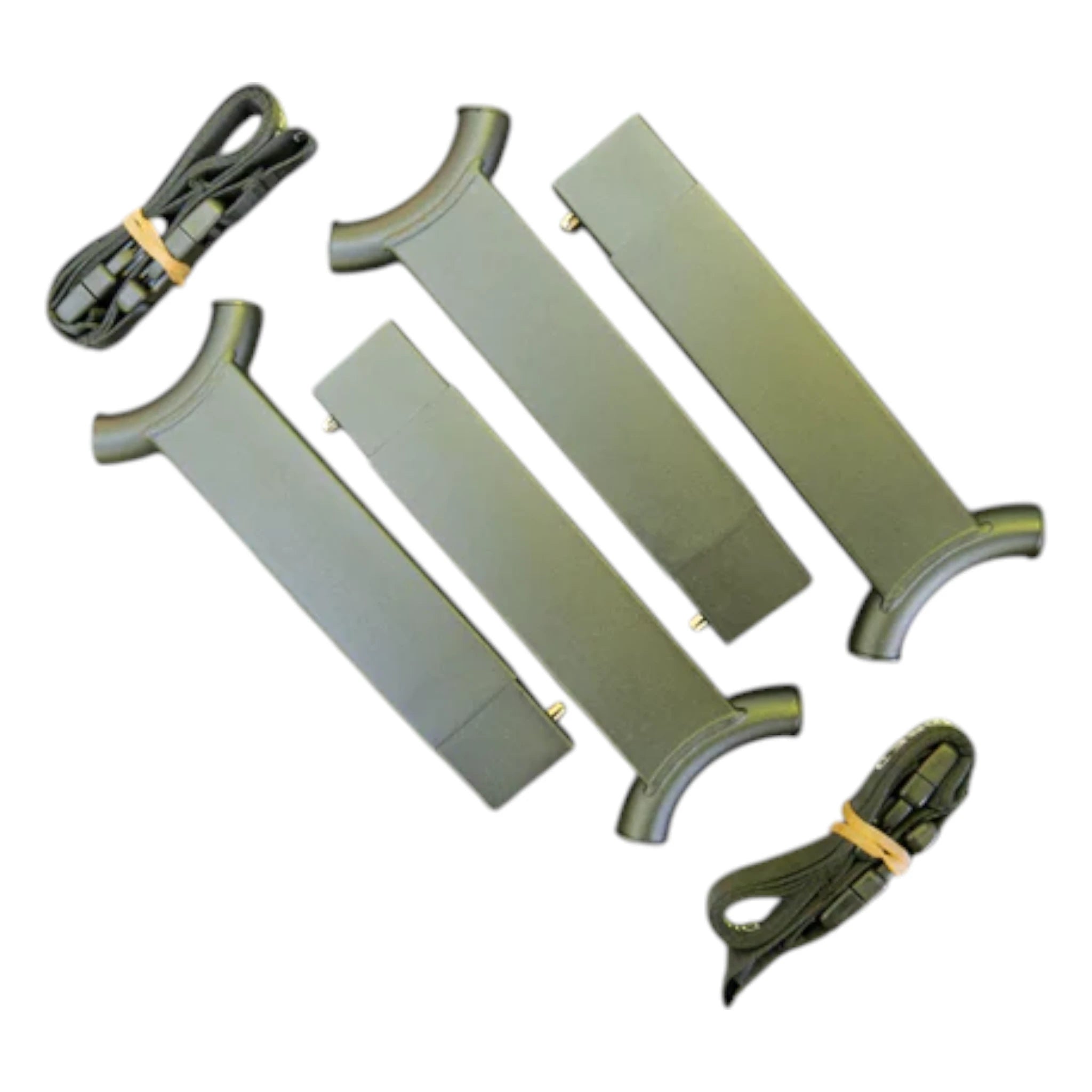 Disc-O-Bed Bunk-Kit 4er Set Zusatzstücke+2 Sicherheitsriemen für Etagenbett-Ausbau
