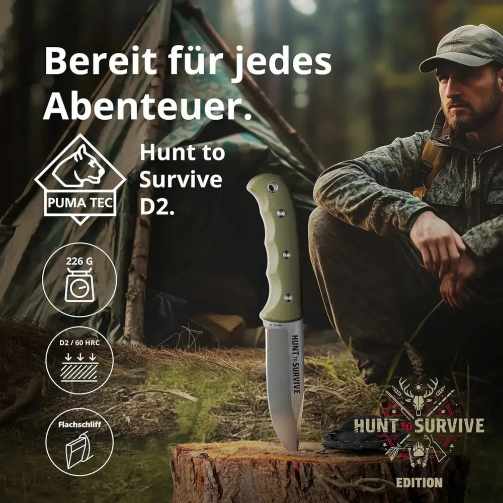 Puma Survivalmesser TEC "Hunt to Survive"