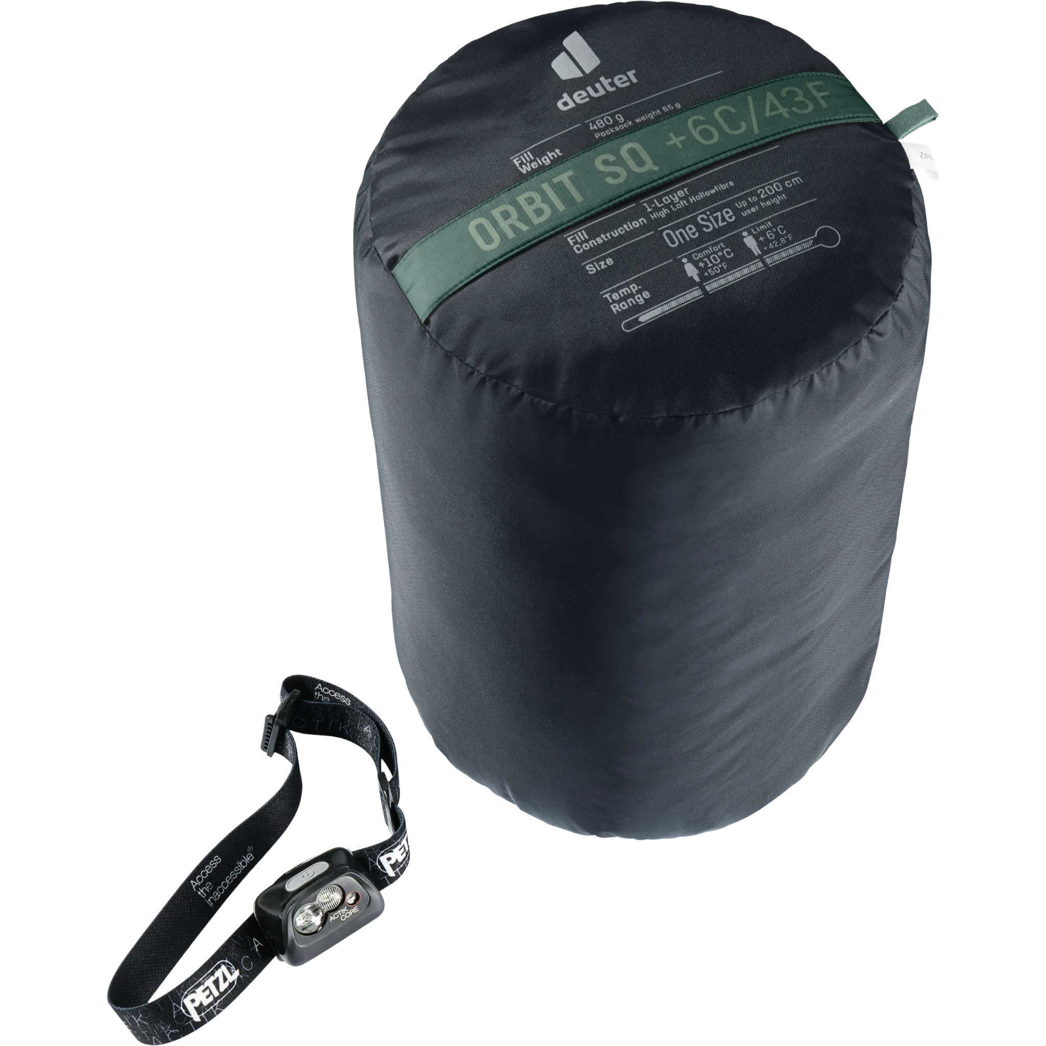 Deuter Kunstfaser-Schlafsack Orbit SQ +6°