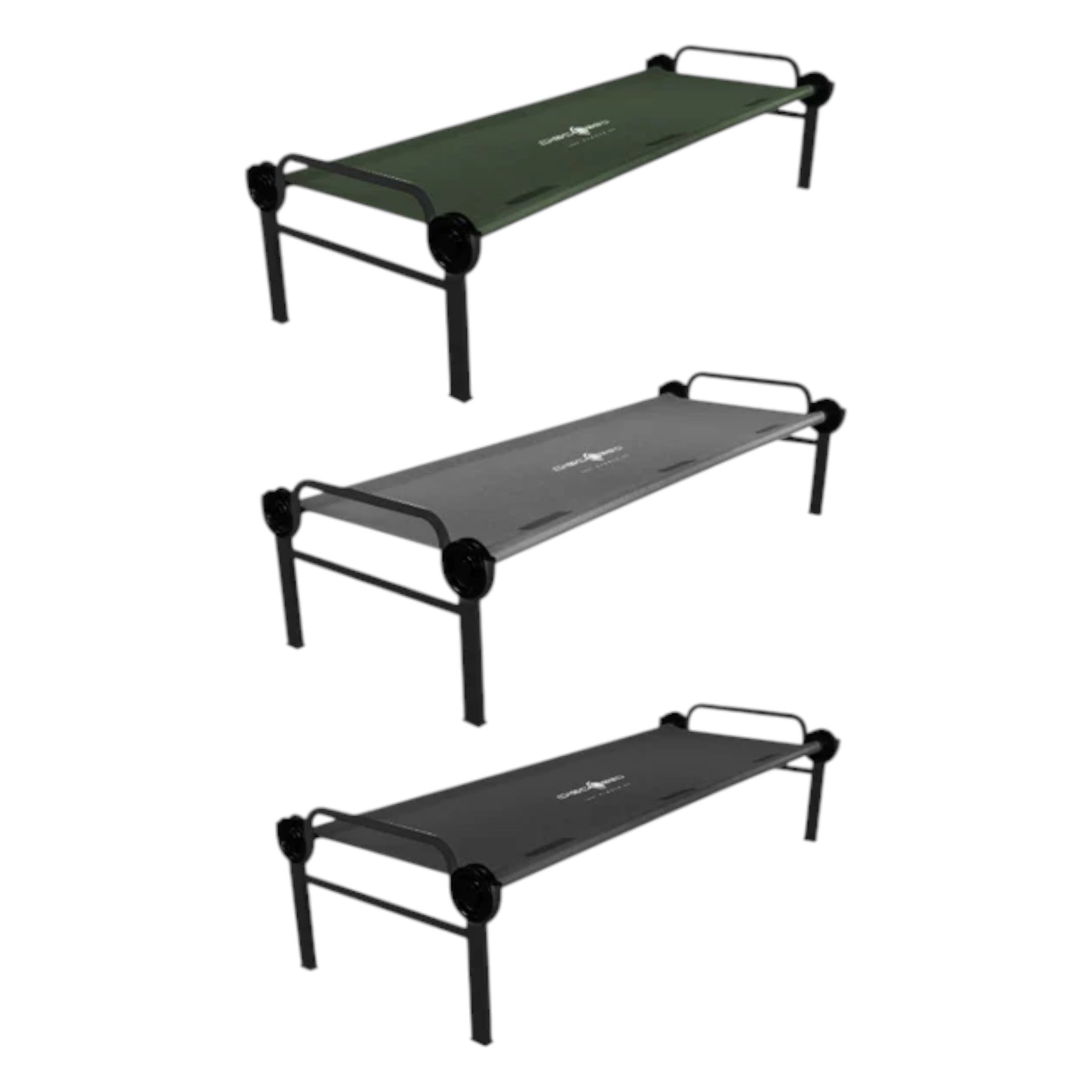 Disc-O-Bed Feldbett Single L mit Beinverlängerungen