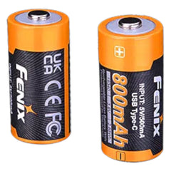 Fenix wiederaufladbare Batterie 16340 Li-Ion 800 mAh